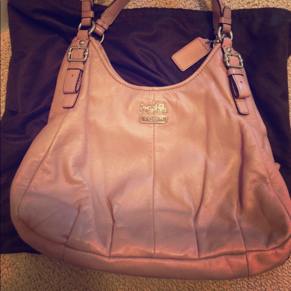 Coach leather purse